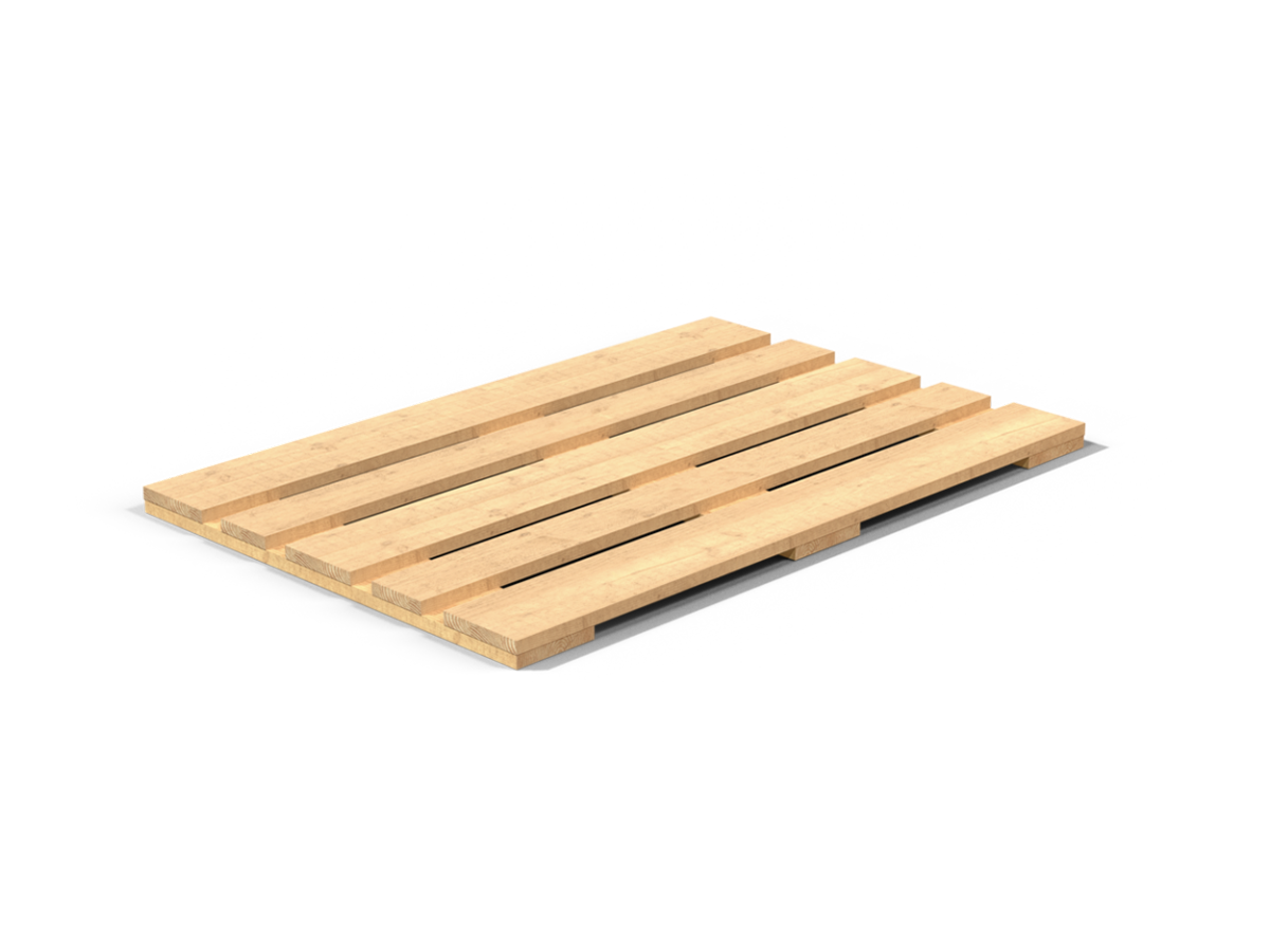 Holz-Palettendeckel von BROPACK, freigestellte Produktansicht