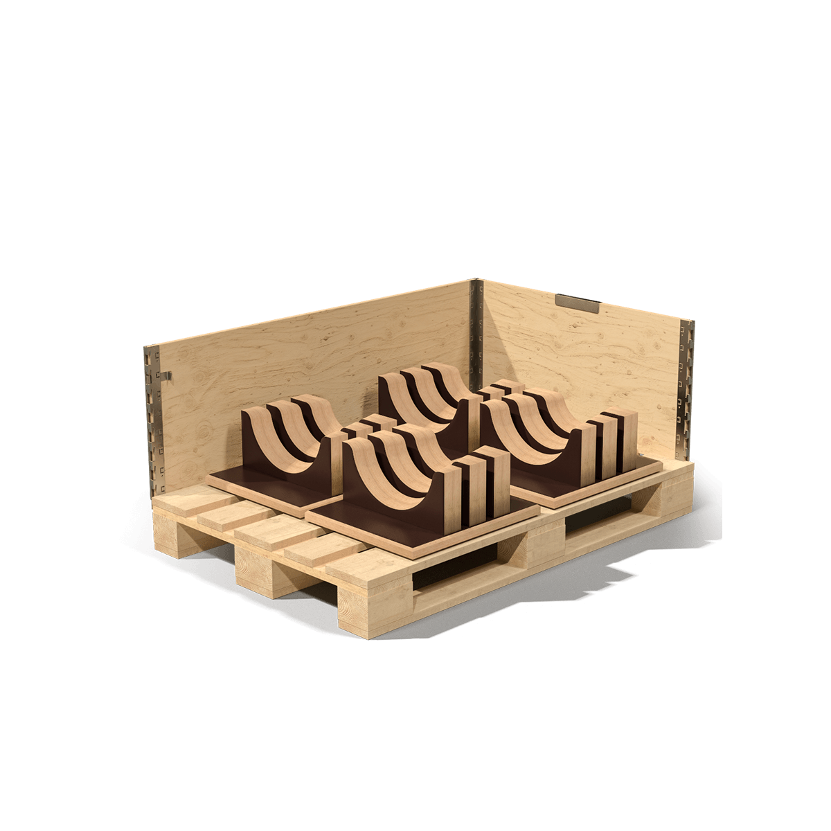 Holz-Innenverpackungen von BROPACK