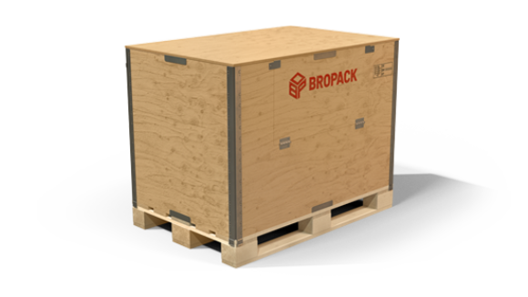 Mehrweg-Holzverpackung BI-Box von BROPACK