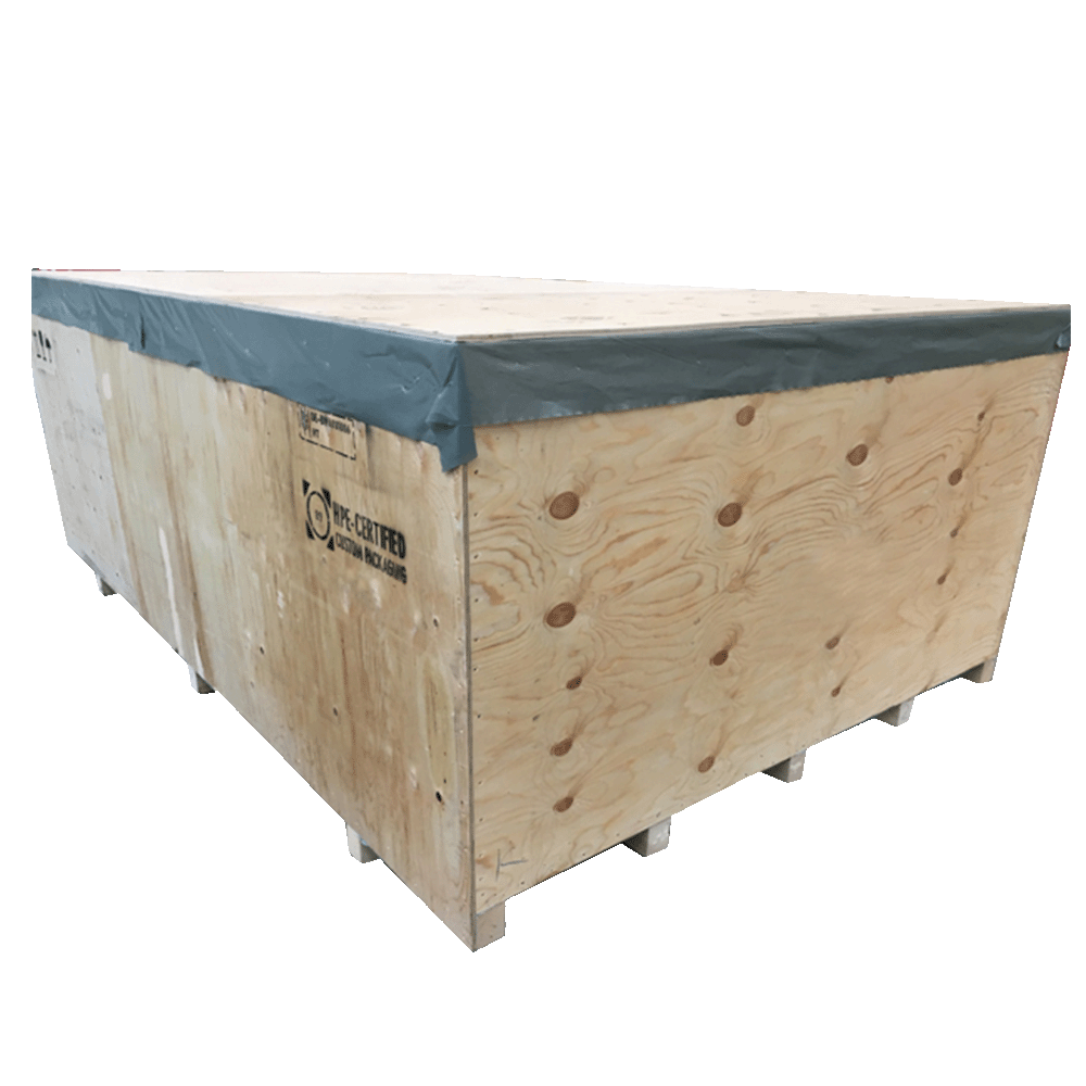Große Holz-Transportkiste von BROPACK, Einzelansicht