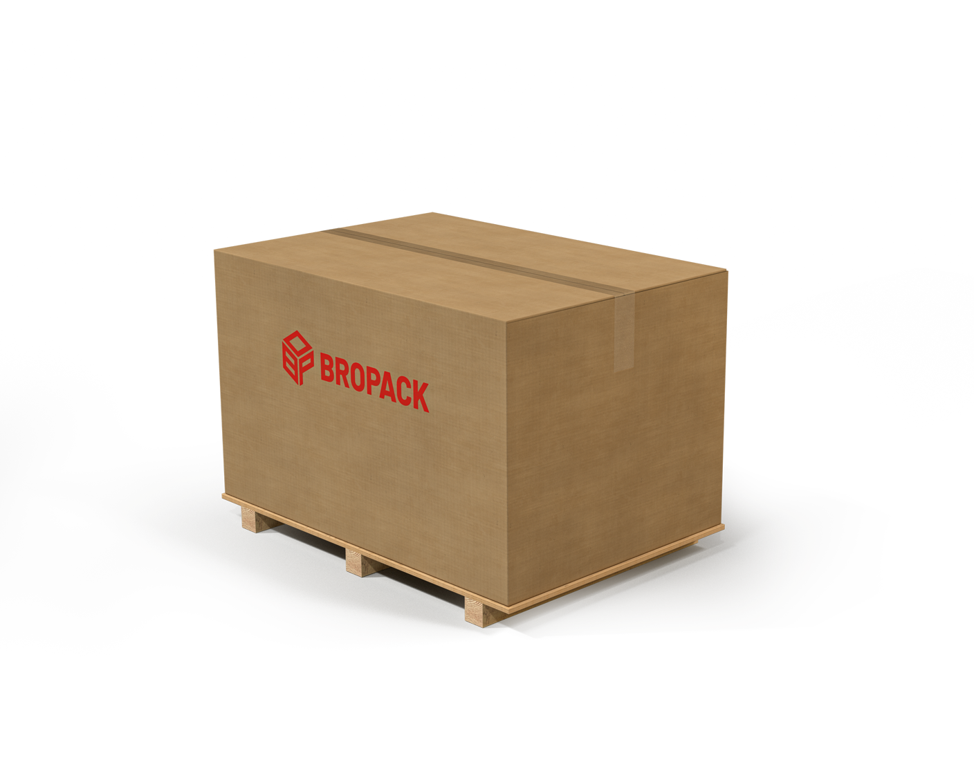 Holz-Wellpappe-Verpackung von BROPACK – Transportverpackung aus Holz und Kartonage